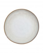 ESTIA ΠΙΑΤΟ ΡΗΧΟ VIGNETTE STONEWARE 21cm IVORY Πιάτα Φρούτου