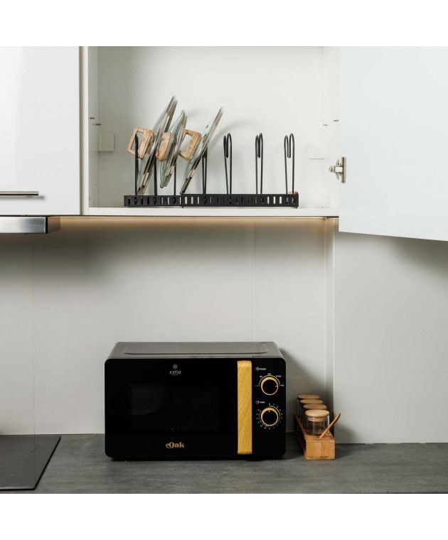 ESTIA ΦΟΥΡΝΟΣ ΜΙΚΡΟΚΥΜΑΤΩΝ OAK 7000w 20lt ΜΑΥΡΟ ΗΛΕΚΤΡΙΚΕΣ ΜΙΚΡΟΣΥΣΚΕΥΕΣ