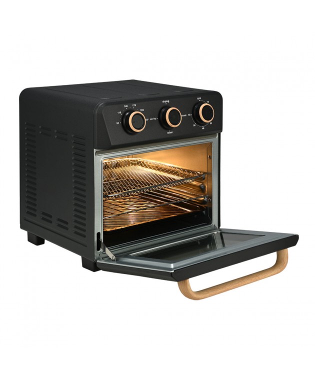 ESTIA ΦΡΙΤΕΖΑ ΑΕΡΟΣ OAK 1400w 12lt ΜΕ 4 ΛΕΙΤΟΥΡΓΕΙΕΣ ΨΗΣΙΜΑΤΟΣ ΜΑΥΡΟ 06-23690 ΝΕΕΣ ΑΦΙΞΕΙΣ