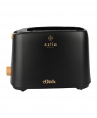 ESTIA ΦΡΥΓΑΝΙΕΡΑ OAK 2 ΘΕΣΕΩΝ 700w ΜΕ 7 ΕΠΙΠΕΔΑ ΨΗΣΙΜΑΤΟΣ ΜΑΥΡΗ ΗΛΕΚΤΡΙΚΕΣ ΜΙΚΡΟΣΥΣΚΕΥΕΣ