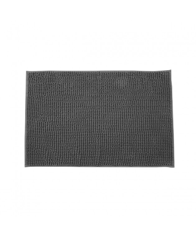 ESTIA ΤΑΠΕΤΟ ΜΠΑΝΙΟΥ BEADS 80x50cm ΠΟΛΥΕΣΤΕΡΑ ΑΝΘΡΑΚΙ Πατάκια Mπάνιου