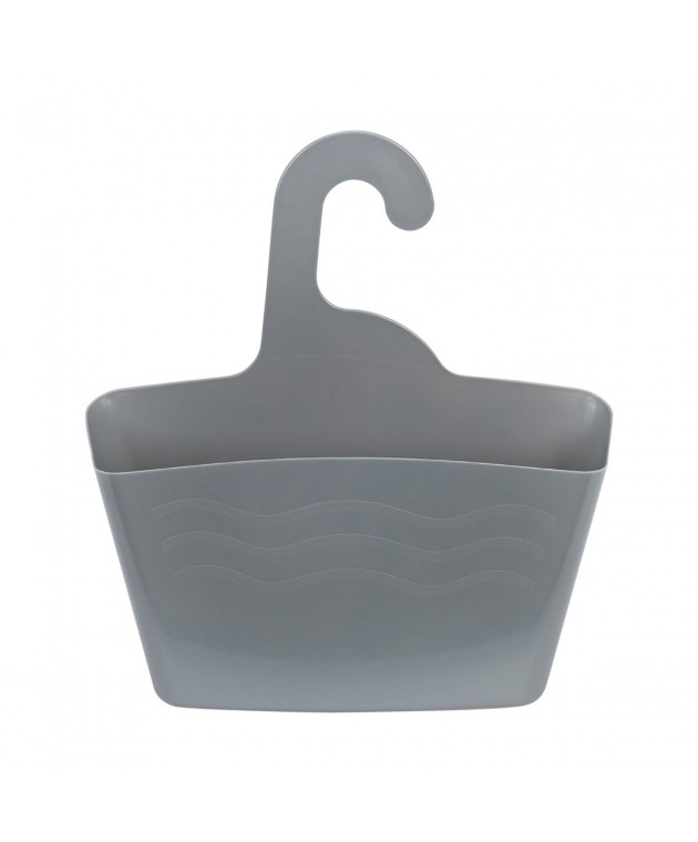 ESTIA ΘΗΚΗ ΟΡΓΑΝΩΣΗΣ ΜΠΑΝΙΟΥ ΚΡΕΜΑΣΤΗ 24x7x25cm ΓΚΡΙ Gadgets Κουζίνας