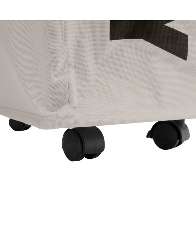 ESTIA ΚΑΛΑΘΙ ΑΠΛΥΤΩΝ ΜΕ ΡΟΔΑΚΙΑ TAUPE Καλάθια Απλύτων