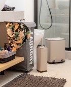 ESTIA ΠΙΓΚΑΛ CUBIC ΜΕΤΑΛΛΙΚΟ ΜΕ ΠΛΑΣΤΙΚΟ ΔΟΧΕΙΟ 25cm TAUPE 02-21054 Πιγκάλ