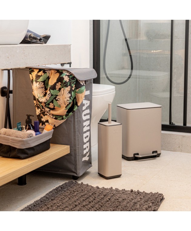 ESTIA ΠΙΓΚΑΛ CUBIC ΜΕΤΑΛΛΙΚΟ ΜΕ ΠΛΑΣΤΙΚΟ ΔΟΧΕΙΟ 25cm TAUPE 02-21054 Πιγκάλ