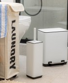 ESTIA ΠΙΓΚΑΛ CUBIC ΜΕΤΑΛΛΙΚΟ ΜΕ ΠΛΑΣΤΙΚΟ ΔΟΧΕΙΟ 25cm ΛΕΥΚΟ Πιγκάλ