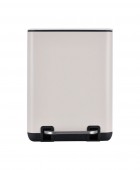 ESTIA ΧΑΡΤΟΔΟΧΕΙΟ ΜΠΑΝΙΟΥ CUBIC SOFT CLOSE 6lt IVORY Καλάθια Απορριμμάτων