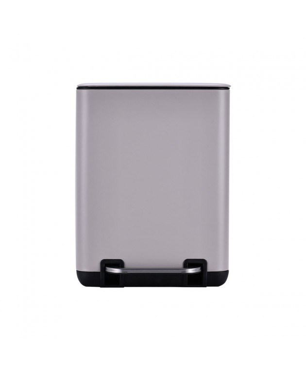 ESTIA ΧΑΡΤΟΔΟΧΕΙΟ ΜΠΑΝΙΟΥ CUBIC SOFT CLOSE 6lt TAUPE Καλάθια Απορριμμάτων