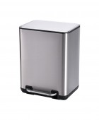 ESTIA ΧΑΡΤΟΔΟΧΕΙΟ ΜΠΑΝΙΟΥ CUBIC SOFT CLOSE 6lt ΙΝΟΞ 02-20934 Καλάθια Απορριμμάτων