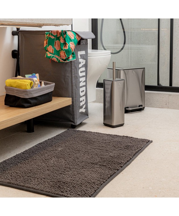 ESTIA ΧΑΡΤΟΔΟΧΕΙΟ ΜΠΑΝΙΟΥ CUBIC SOFT CLOSE 6lt ΙΝΟΞ 02-20934 Καλάθια Απορριμμάτων