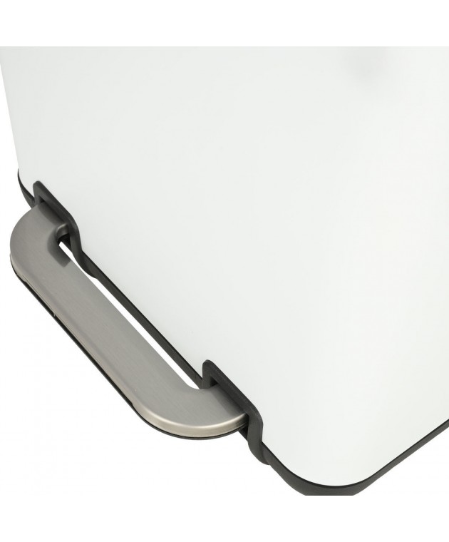 ESTIA ΧΑΡΤΟΔΟΧΕΙΟ ΜΠΑΝΙΟΥ CUBIC SOFT CLOSE 6lt ΛΕΥΚΟ 02-20958 Καλάθια Απορριμμάτων