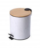 ESTIA ΧΑΡΤΟΔΟΧΕΙΟ ΜΠΑΝΙΟΥ MARBLE SOFT CLOSE 5lt 02-22020 Καλάθια Απορριμμάτων