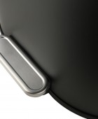 ESTIA ΧΑΡΤΟΔΟΧΕΙΟ ΜΠΑΝΙΟΥ OVOID SOFT CLOSE 6lt ΜΑΥΡΟ Καλάθια Απορριμμάτων