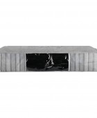 ESTIA ΘΗΚΗ ΑΠΟΘΗΚΕΥΣΗΣ NON WOVEN ΥΦΑΣΜΑΤΙΝΗ 100x50x20cm ΜΕ ΠΑΡΑΘΥΡΟ  Θήκες Αποθήκευσης