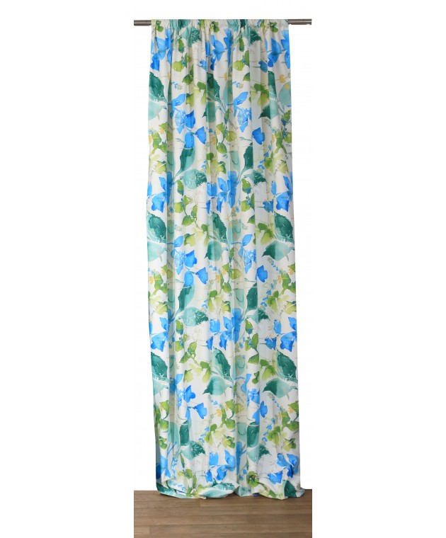 Κουρτίνα με τρέσα (140Χ270) LIV BLUE, ANNA RISKA