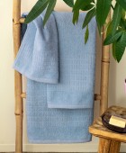 Σετ Πετσετες Towels Collection ROLL BLUE Σετ πετσέτες Mπάνιου