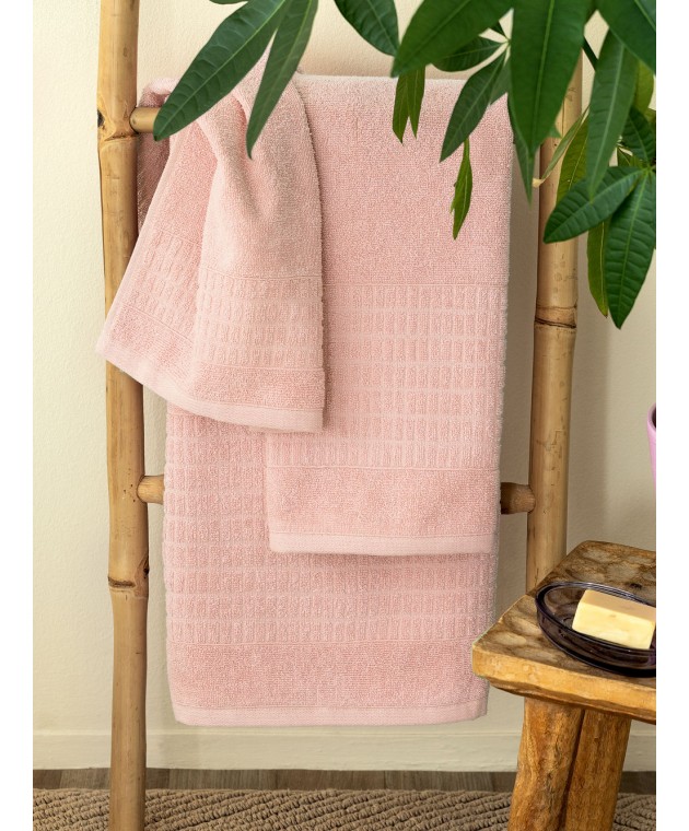 Πετσέτα Χεριών Towels Collection 30x50 ROLL BLUSH Πετσέτες Mπάνιου