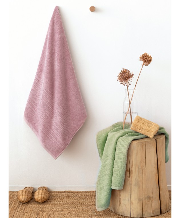 Πετσέτα Χεριών Towels Collection 30x50 ROLL PINK Πετσέτες Mπάνιου