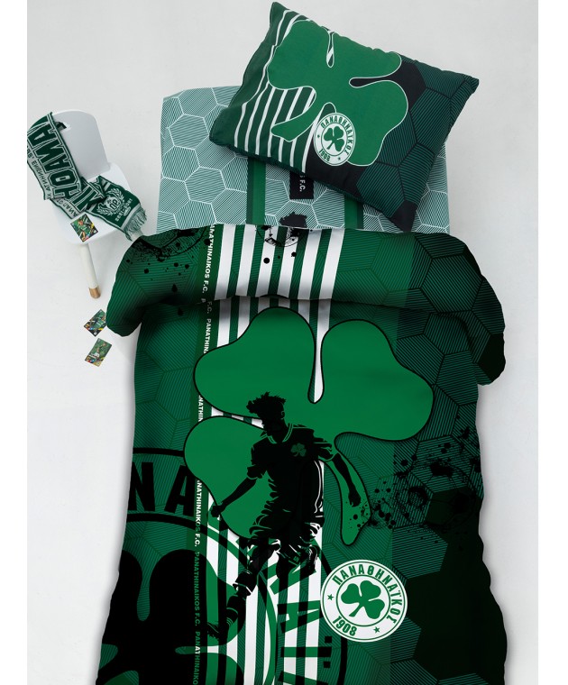 Ζεύγος Μαξιλαροθήκες Panathinaikos F.C. 52x72 FC11 Παιδικές Μαξιλαροθήκες