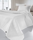 Κουβέρτα Pattern White 245x260 Κουβερλί Υπέρδιπλα
