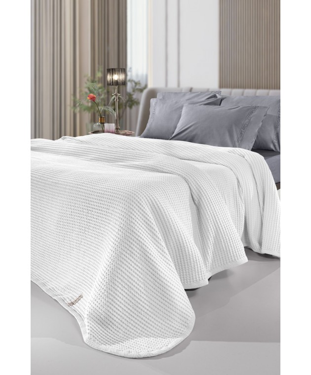 Κουβέρτα Eternity Snow White 160x240 Κουβέρτες Πικέ Μονές