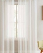 Κουρτίνα Με Τρουκς 140x260 BELE WHITE Κουρτίνες Σαλονιού
