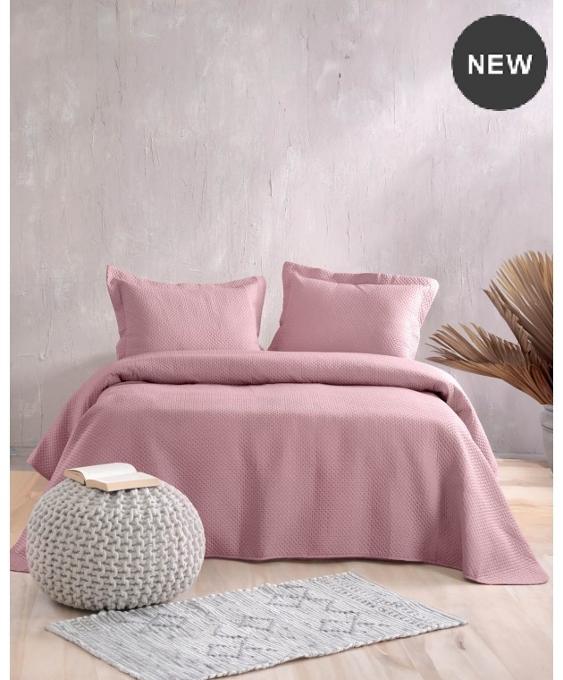 Σετ κουβερλί Υ/Δ (220X240) ALLURE 01 ΣΑΠΙΟ ΜΗΛΟ, RYTHMOS HOME Κουβερλί Υπέρδιπλα