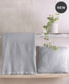 Διακοσμητική μαξιλαροθήκη (40Χ40) TUSCA ΓΚΡΙ, RYTHMOS HOME Μαξιλαροθήκες