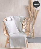 Διακοσμητική μαξιλαροθήκη (40Χ40) DANTE ΕΚΡΟΥ, RYTHMOS HOME Μαξιλαροθήκες