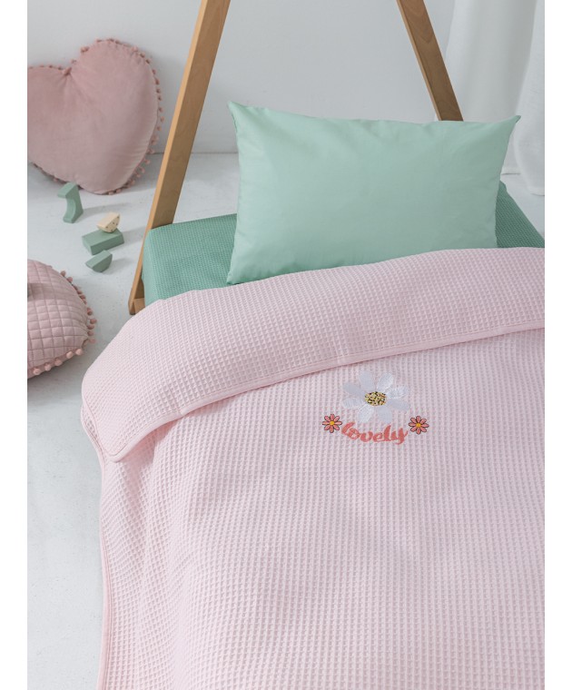 Κουβέρτα Πικέ Κούνιας Baby Blankets 100x150 CANDY/2 PINK Πικέ Κουβέρτες
