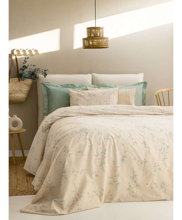 Σετ Μονά Σεντόνια Fashion Life 170x260 FL6239 Χωρίς Λάστιχο Σεντόνια Μονά