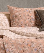 ΣΕΤ ΣΕΝΤΟΝΙΑ ΜΟΝΑ AMY BEIGE ULTRA LINE 170X270 Σεντόνια Μονά