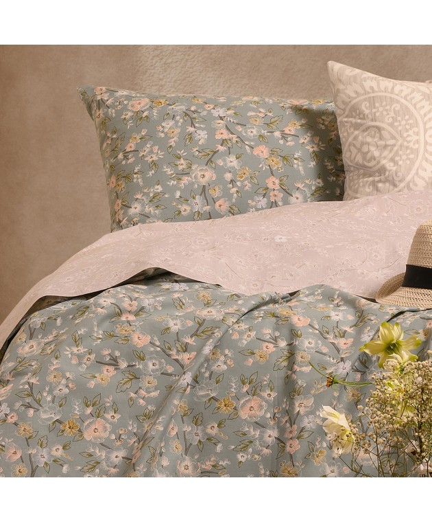ΣΕΤ ΣΕΝΤΟΝΙΑ KING SIZE (Λ) AMY AQUA ULTRA LINE 180Χ200+32 Σεντόνια King Size