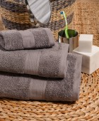 ΠΕΤΣΕΤΕΣ ΣΕΤ 3 ΤΕΜΑΧΙΩΝ KENZO GREY Σετ πετσέτες Mπάνιου