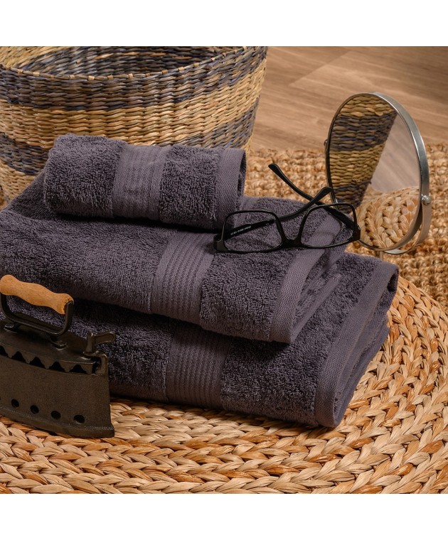 ΠΕΤΣΕΤΕΣ ΣΕΤ 3 ΤΕΜΑΧΙΩΝ KENZO ANTHRACITE Σετ πετσέτες Mπάνιου