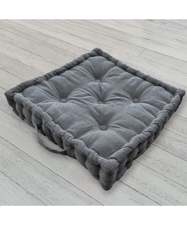 ΜΑΞΙΛΑΡΙ ΔΑΠΕΔΟΥ HART DARK GREY 45X45X10 Μαξιλάρια Δαπέδου