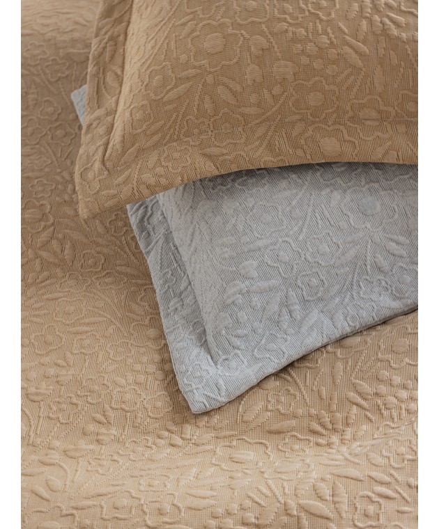 Κουβέρτα Matelasse 170X260 ALINA GREY Κουβέρτες Βαμβακερές Μονές