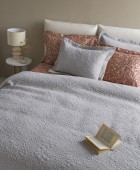 Κουβέρτα Matelasse 170X260 ALINA GREY Κουβέρτες Βαμβακερές Μονές
