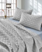 Σετ 2τμχ Κουβερλί Tempest Grey 250x240 Κουβερλί King Size