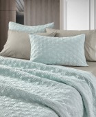 Σετ 2τμχ Κουβερλί Tempest Mint 250x240 Κουβερλί King Size
