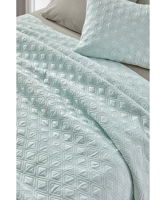 Σετ 2τμχ Κουβερλί Tempest Mint 250x240 Κουβερλί King Size