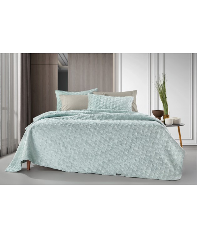 Σετ 2τμχ Κουβερλί Tempest Mint 250x240 Κουβερλί King Size