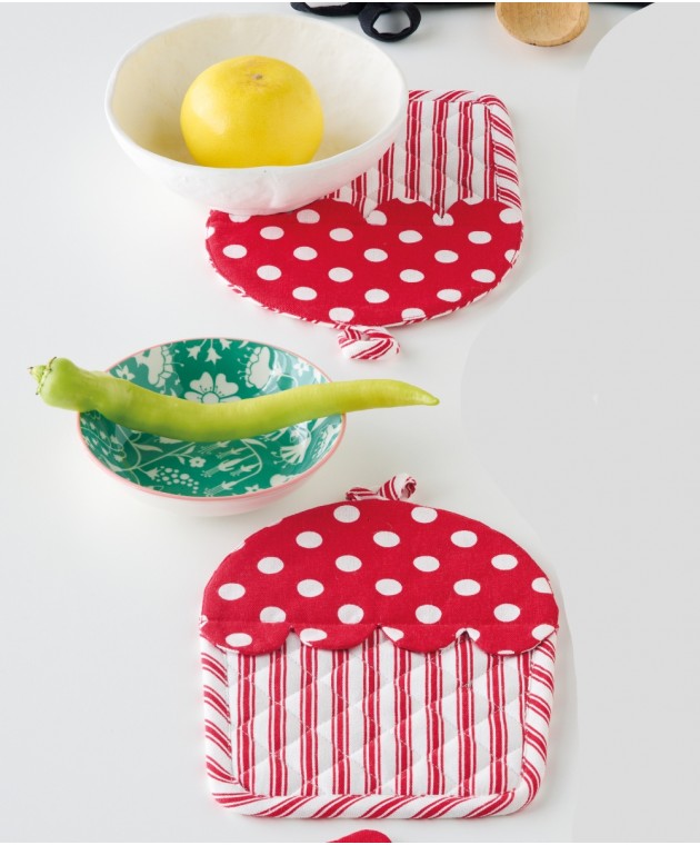 CUPCAKE ΣΕΤ 2 ΤΕΜ ΠΙΑΣΤΡΕΣ ΚΟΥΖΙΝΑΣ 17X25 Σετ Κουζίνας