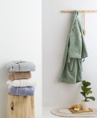 Μπουρνουζι-Ρόμπα Bath Collection SIMOUR WHITE Medium Μπουρνούζια