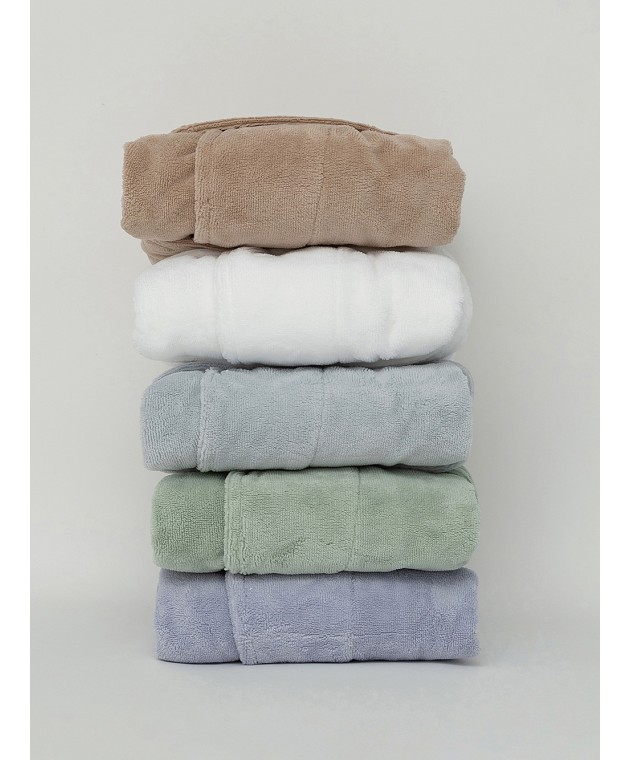 Μπουρνουζι-Ρόμπα Bath Collection SIMOUR WHITE Medium Μπουρνούζια