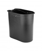 ESTIA ΧΑΡΤΟΔΟΧΕΙΟ ΜΠΑΝΙΟΥ SLIM SOFT CLOSE 5lt ΜΑΤ ΓΚΡΙ 02-21931 Καλάθια Απορριμμάτων