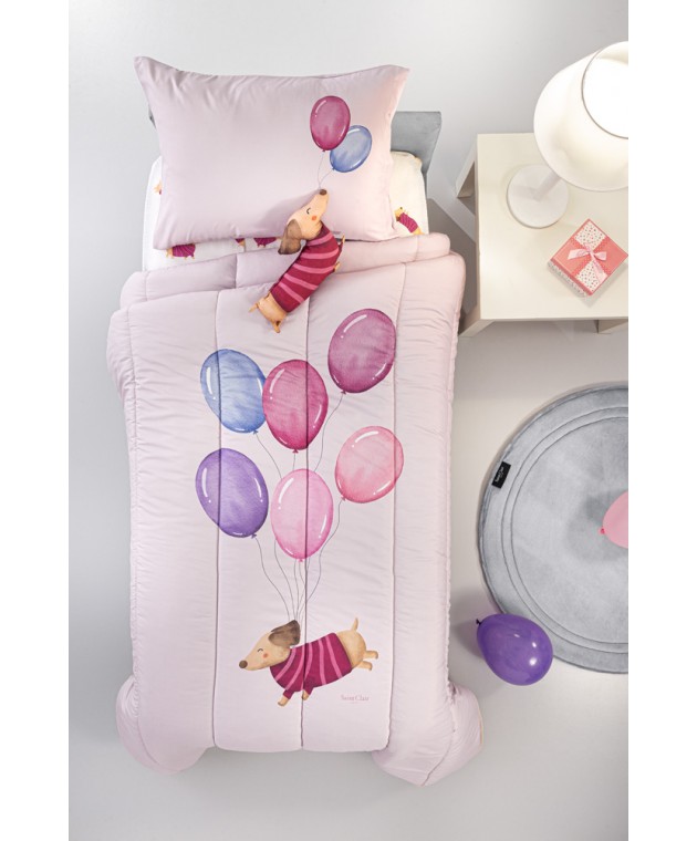 Κουβερλί Pet Fuchsia Suede 160Χ220 Παιδικά Κουβερλί