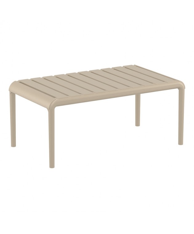 PARIS TAUPE ΤΡΑΠΕΖΙ 90X50X40εκ. ΠΟΛ/ΝΙΟΥ Rattan