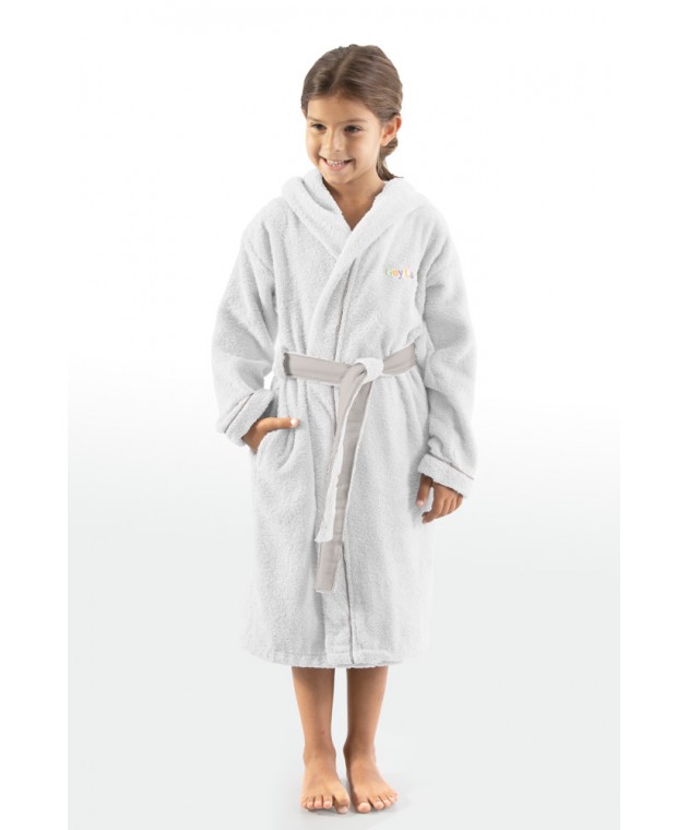 Παιδικό Μπουρνούζι Kiddies White 10-12 Παιδικά Μπουρνούζια