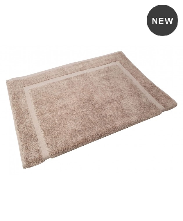  Ταπέτο Μπάνιου PLAIN Line WHITE Cotton 100% 700gr 50×70 Πατάκια